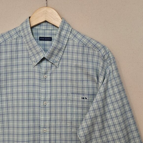 Fish Hippie Button Down XL - Picture 1 of 8